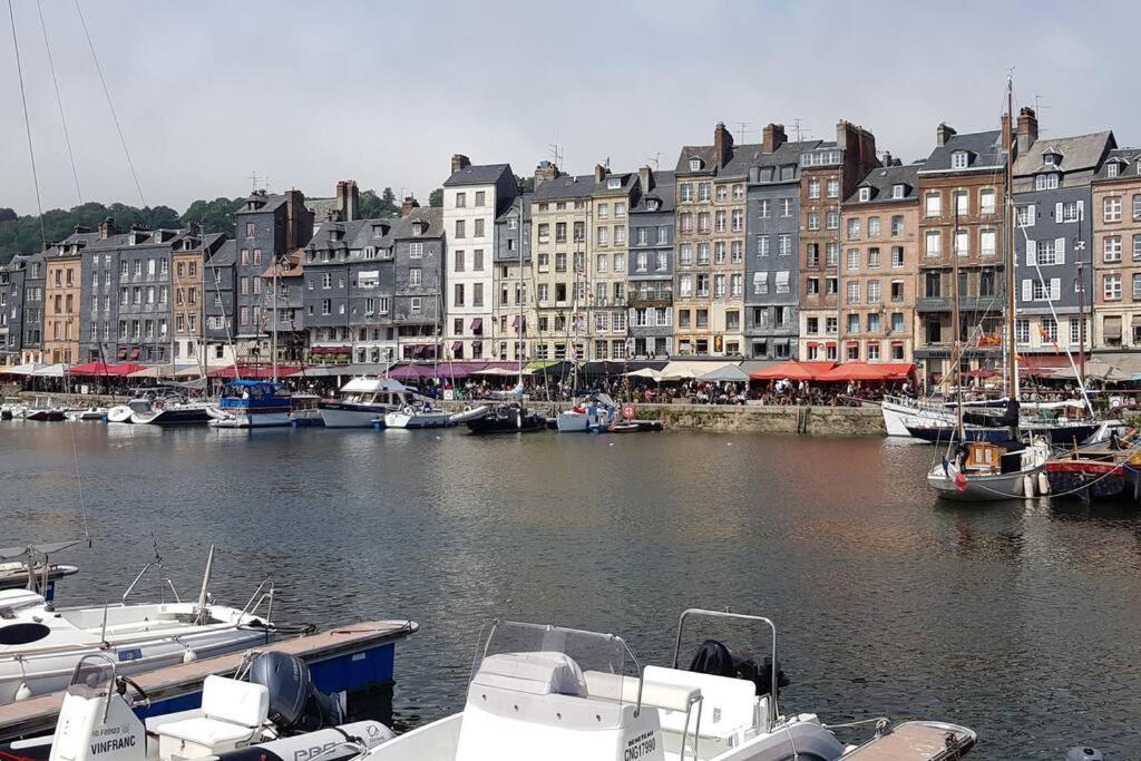 Jolie Maison Avec Jardin Honfleur Eksteriør billede